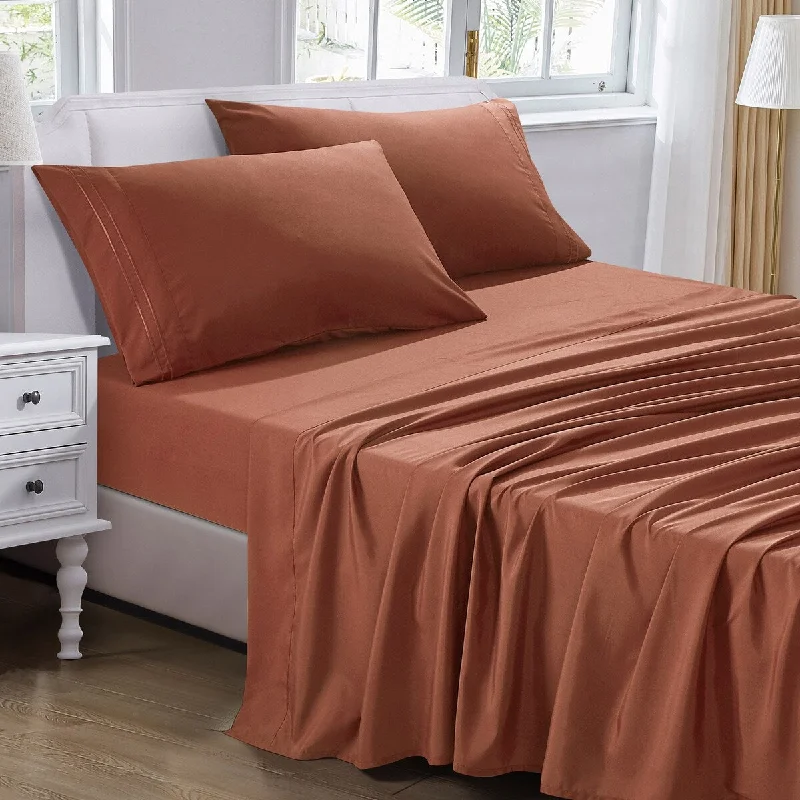 JCrown 3-4 piece sheet set Spice Color