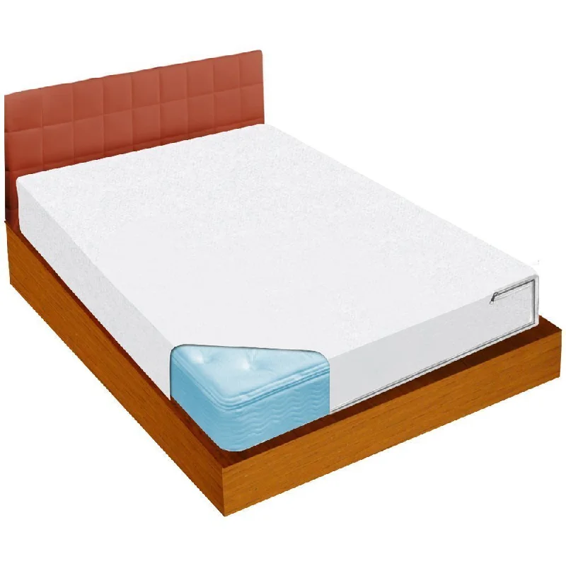 Jobar Bed Bug Blockade Queen Size Mattress Protector - White