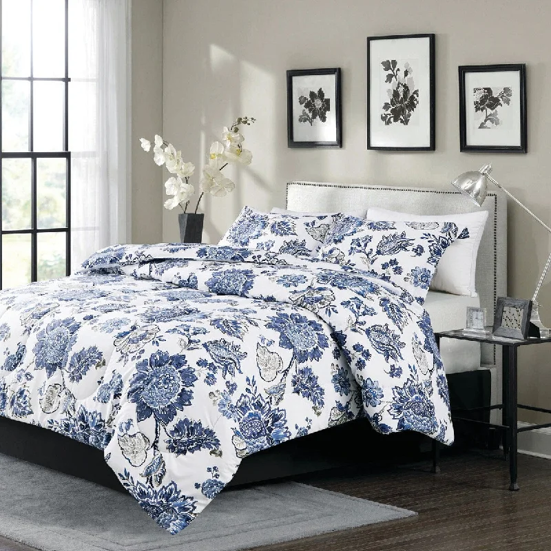 Lauren Taylor -Alyssa 3pc Microfiber Comforter Set