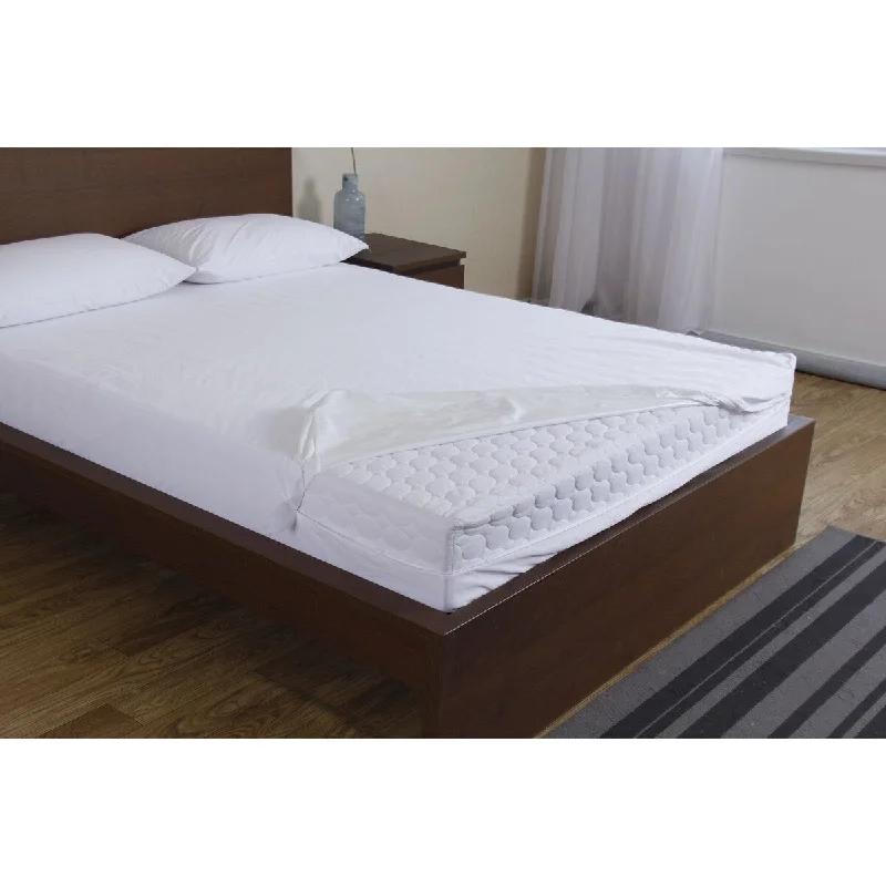 Luxury Noiseless Zippered Mattress Protector by Nindra Bedding