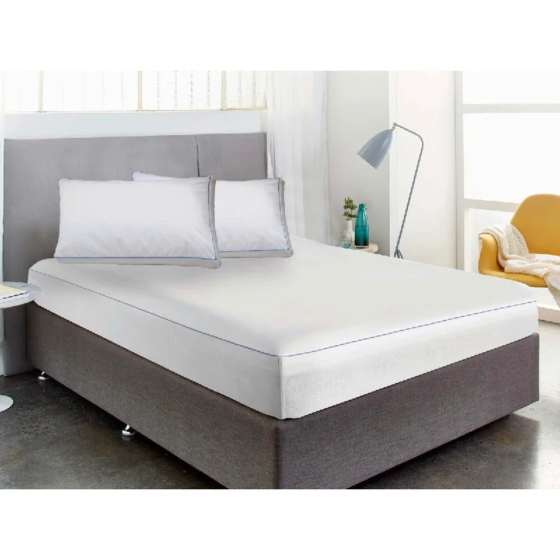 Maison Blanches- Cooling Waterproof Mattress Protector - White