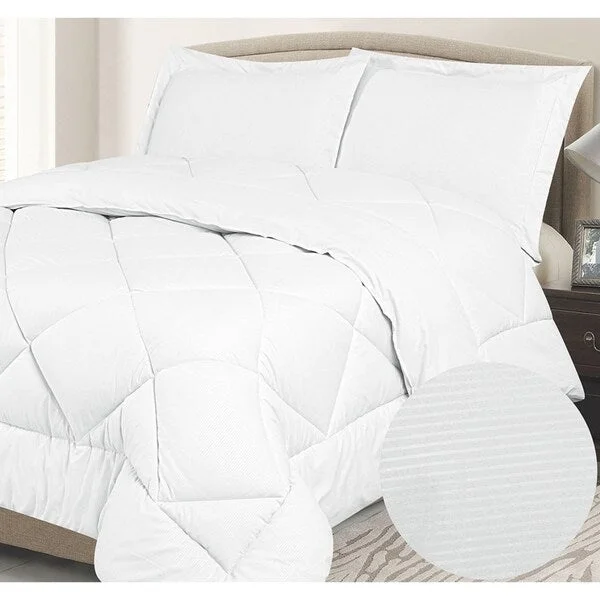 Pin Stripe Down Alternative Comforter