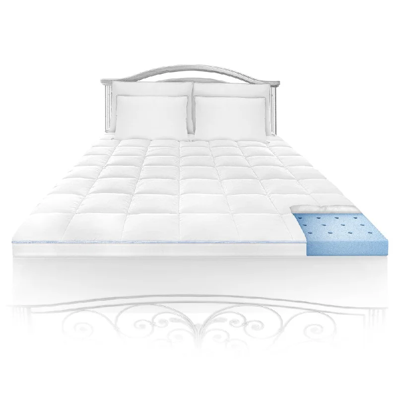 Swiss Lux Euro Cloud 1.5-inch Memory Foam Mattress Topper