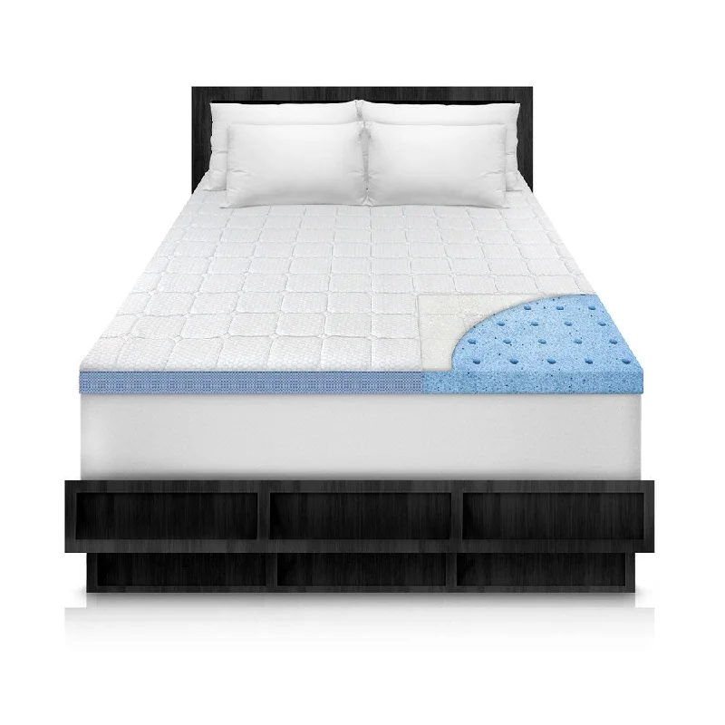 SwissLux Luxury Euro-Top 3-inch Quilted Mattress Topper