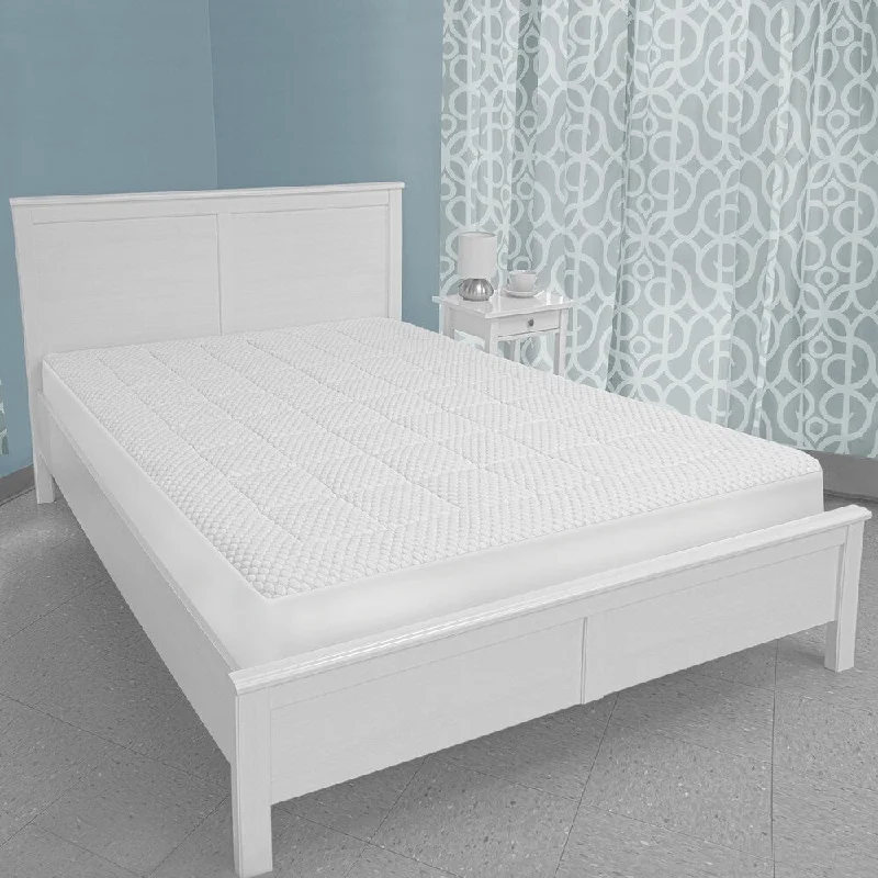 SwissLux Memory Foam and Fiber Washable Mattress Pad