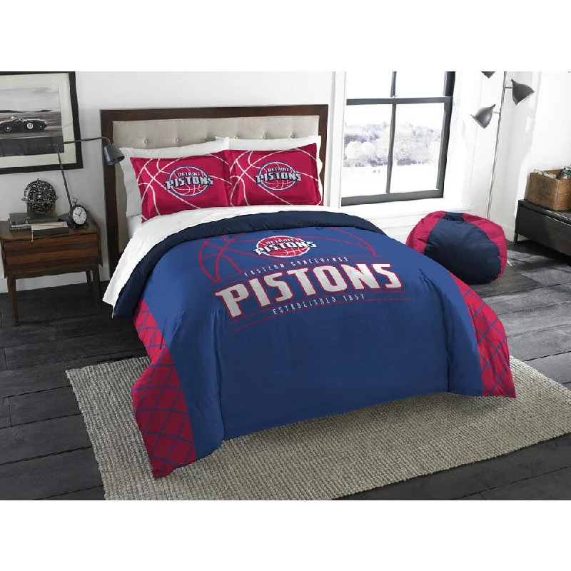 The Northwest Co NBA 849 Pistons Reverse Slam Full/Queen 3-piece Comforters Set