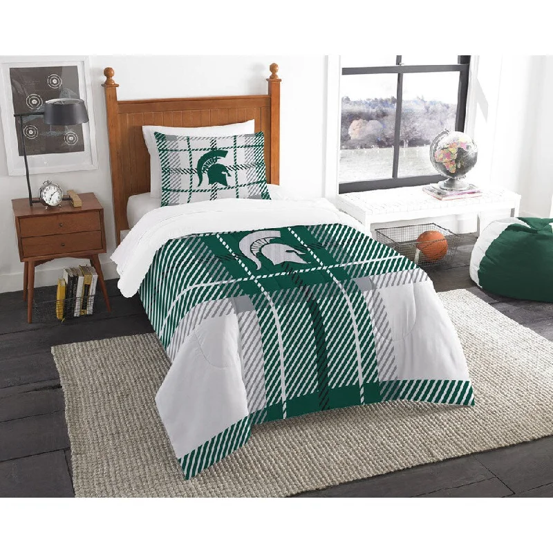 The Northwest Company COL 835 Michigan State Twin Comforter Set