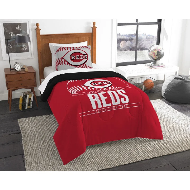 The Northwest Company MLB Cincinnati Reds Grandslam Twin 2-piece Comforter Set