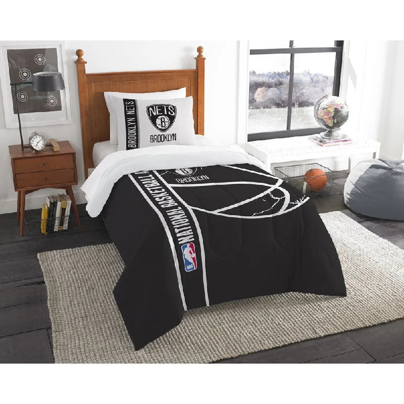 The Northwest Company NBA 862 Nets Twin Printed Comforter Set