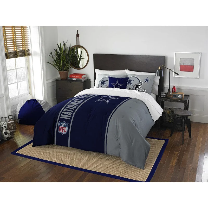 The Northwest Company Official NFL Dallas Cowboys Applique Full 3-piece Comforter Set