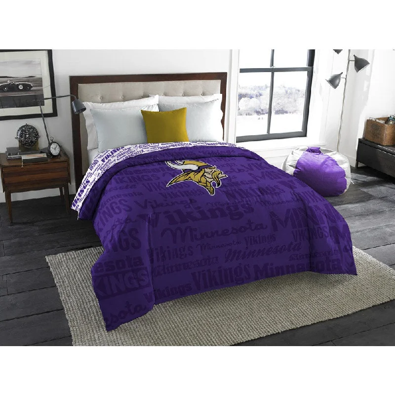 The Northwest Company Official NFL Minnesota Vikings Anthem Full Comforter