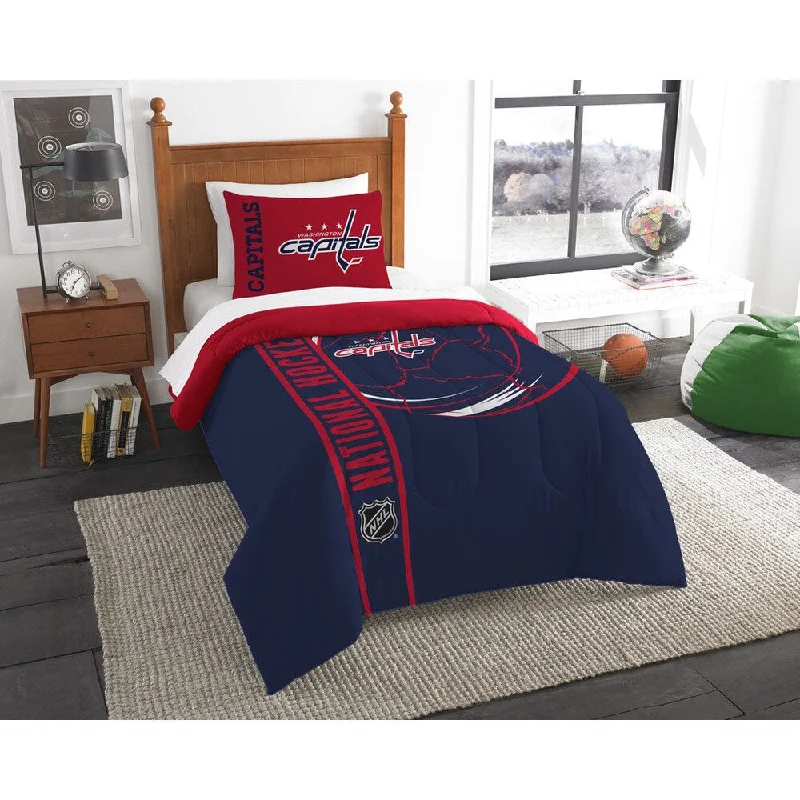 The Northwest Company Official NHL Washington Capitals Printed Twin 2-piece Comforter Set